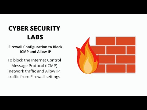 Firewall Configuration to Deny ICMP and Allow IP - Step-by-Step Guide