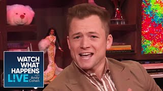 Taron Egerton’s Free Pass is Rachel Weisz | WWHL video