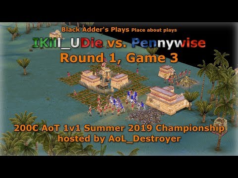 Summer 2019 Championship, R1 - IKill_UDie vs. Pennywise, Game 3 - Age of Mythology: The Titans