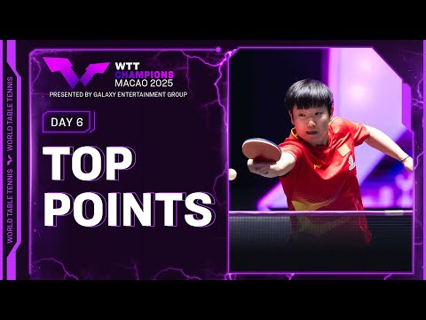 Top Points of Day 6 | #WTTMacao 2025