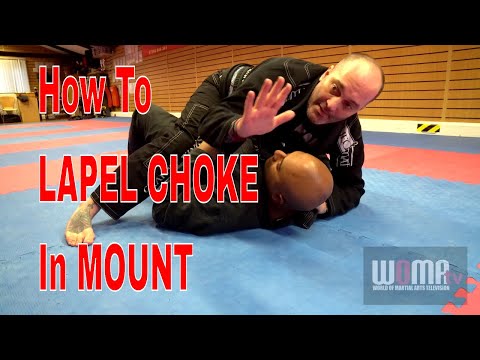 Lapel CHOKE Submission BJJ