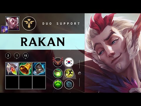 Rakan Support vs Lulu - KR Grandmaster Patch 25.22