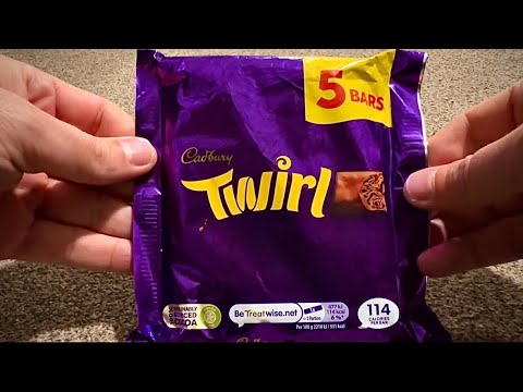 Unboxing Cadbury Twirl Chocolate Bar - A Whirlwind of Deliciousness! 🍫🌀 asmr