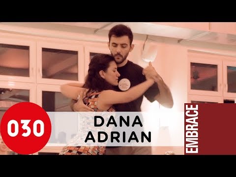  Adrian Ferreyra  and  Dana Frigoli  are  dancing  to  the  tango  "  Siete Palabras  "  by  Carlos di Sarli  at  Embrace Berlin Tango Festival  in  2016