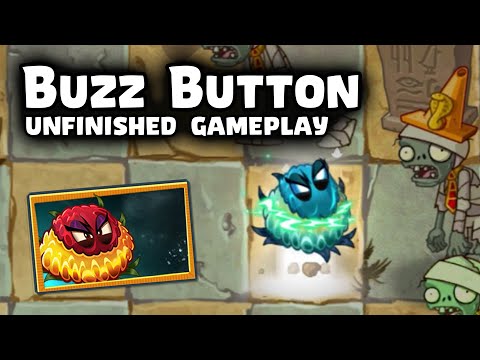 Buzz Button Unfinished Gameplay | Plants vs Zombies 2 10.2.1