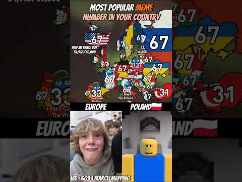 Most Popular Meme In Your Country🤣 #mapping #map #shorts #popular #fyp