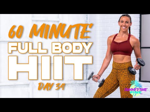 60 Minute Full Body HIIT Workout | Summertime Fine 3.0 - Day 34