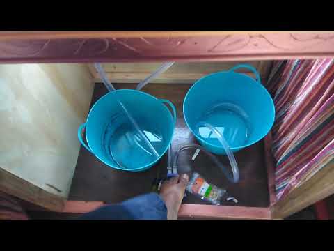 Pactrade Marine Boat RV Baby Galley Foot Water Pump 1/2" Hose Rubber Nylon