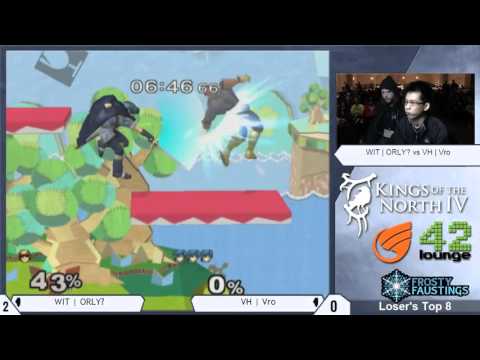 KotN4 - WIT | ORLY (Falcon) vs VH | Vro (Marth) - Melee Top 8 Losers