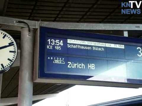 ICE Ersatzverkehr Bahnhof Singen