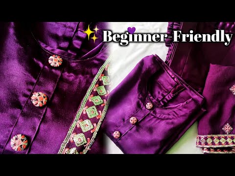 💜Beginner-Friendly Cutting and Stitching Tutorial Video @SalmiFatimaVlog 