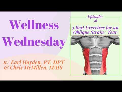3 Best Exercises for an Oblique Strain/Tear (Wellness Wednesday #56)