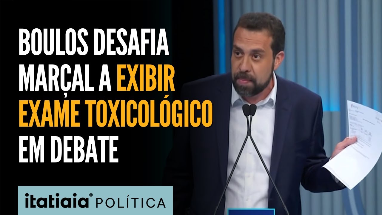 DEBATE EM SP: BOULOS QUEBRA REGRA E DESAFIA MARÇAL A EXIBIR EXAME TOXICOLÓGICO