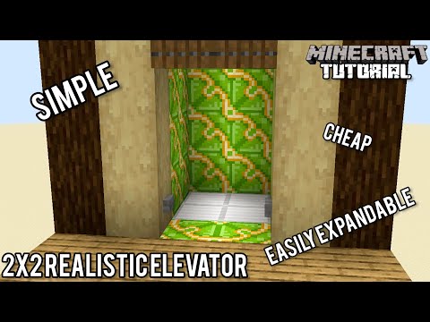 BLag - 2x2 Multifloor Realistic Elevator | Minecraft 1.20 Redstone Tutorial