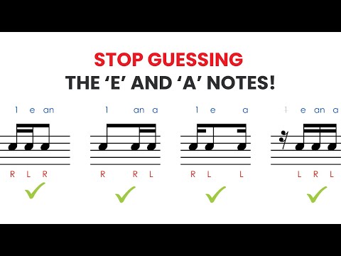 Must-Know Rhythm Check Patterns For All Drummers - Counting And Sticking Added 🎶