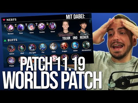 Der WORLDS Patch mit 15 Buffs! | Patch Notes Format 11.19