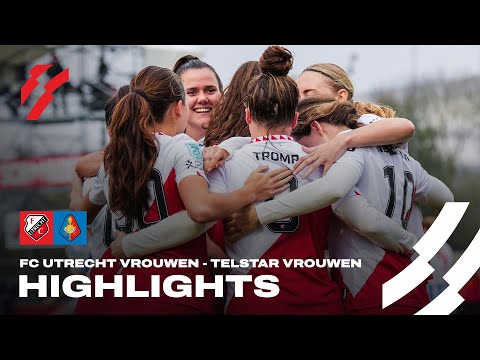 FC Utrecht Vrouwen gaat 2025 in met RUIME OVERWINNING op Telstar 👏 | HIGHLIGHTS