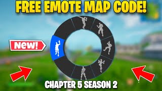 How To Get Free Emotes In Fortnite CHAPTER 5 SEASON 2 New Free Emote Creative Map!