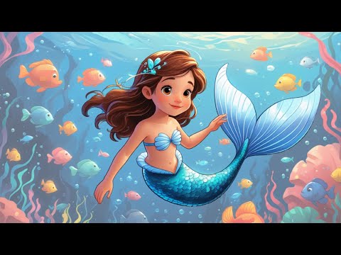 A Mermaid's Day - Animated story for kids with a fun song ♪ 🐠