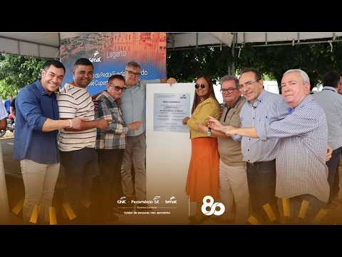 Vídeo: Lançamento da pedra fundamental marca expansão do Senac em Lagarto