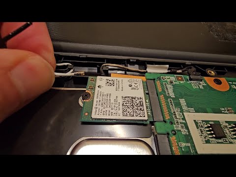 How to remove and reattach WiFi antenna cables