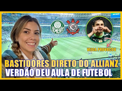 BASTIDORES DO SHOW DO VERDÃO NO CLÁSSICO EM CAMPO E NAS ARQUIBANCADAS! PALMEIRAS 2 x 1 CORINTHIANS