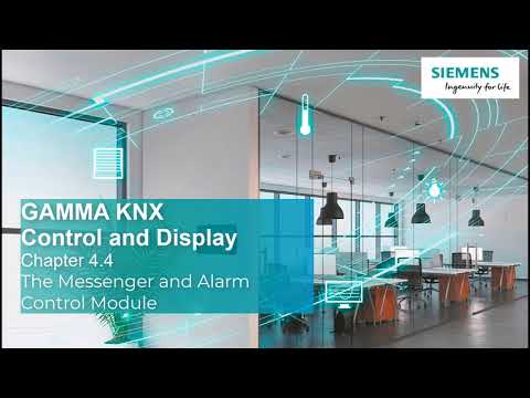 4.4 Siemens GAMMA KNX IP Control Center V4 - Alarms/Notifications