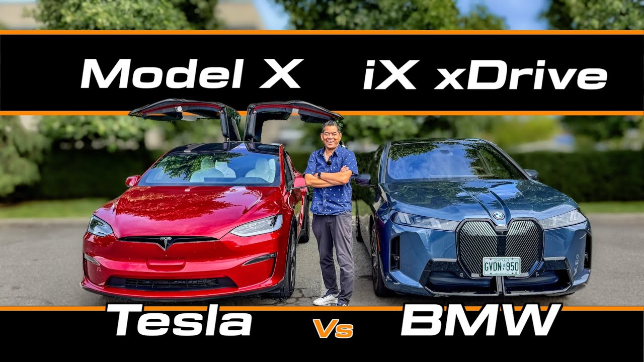 2025 BMW iX xDrive60 Review + Tesla Model X Comparison | Which Is the Better EV?