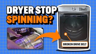 How to Replace a Dryer Belt - Easy Step-by-Step Guide | Whirlpool Maytag Kenmore Amana