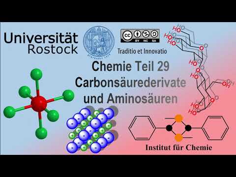Chemie Teil 29: Carbonsäurederivate und Aminosäuren