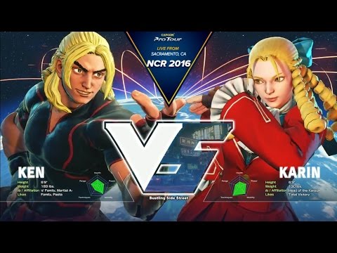 SFV: Julio vs EG Justin Wong - NCR 2016 Top 8 - CPT 2016