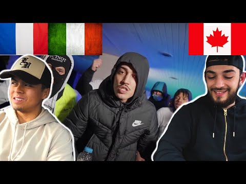 CANADIANS REACT TO FRENCH/ITALIAN DRILL - Almas AKHA AKHA Feat. Simba La Rue ( CLIP OFFICIEL )