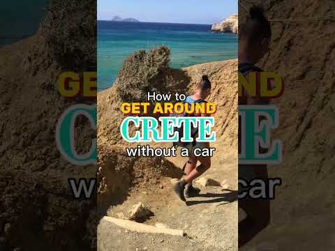 How To Get Around Crete Without A Car (by public bus, ferries, taxis or scooter)