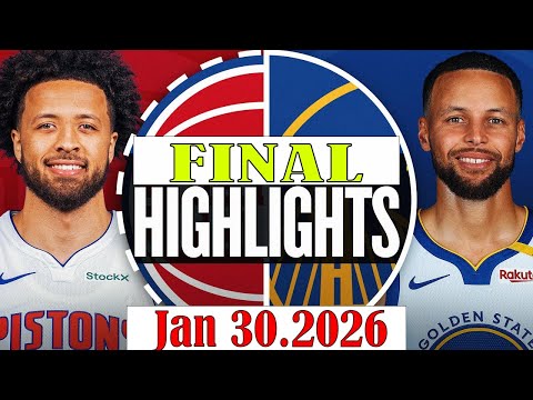 Golden State Warriors vs Detroit Pistons FINAL Qtr Jan 30.2026 Highlights | NBA HIGHLIGHT