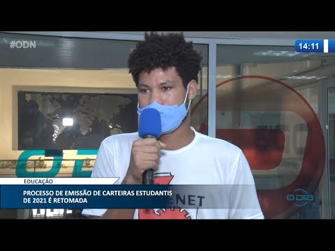 Carteiras estudantis em Teresina voltam a ser emitidas 18 01 2021