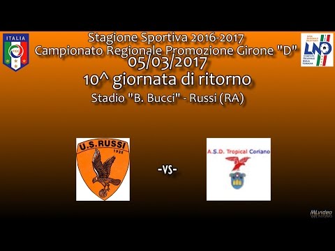 05/03/17- Promoz. ER D – 10^ g rit. US Russi-T.Coriano 3-2 SINTESI