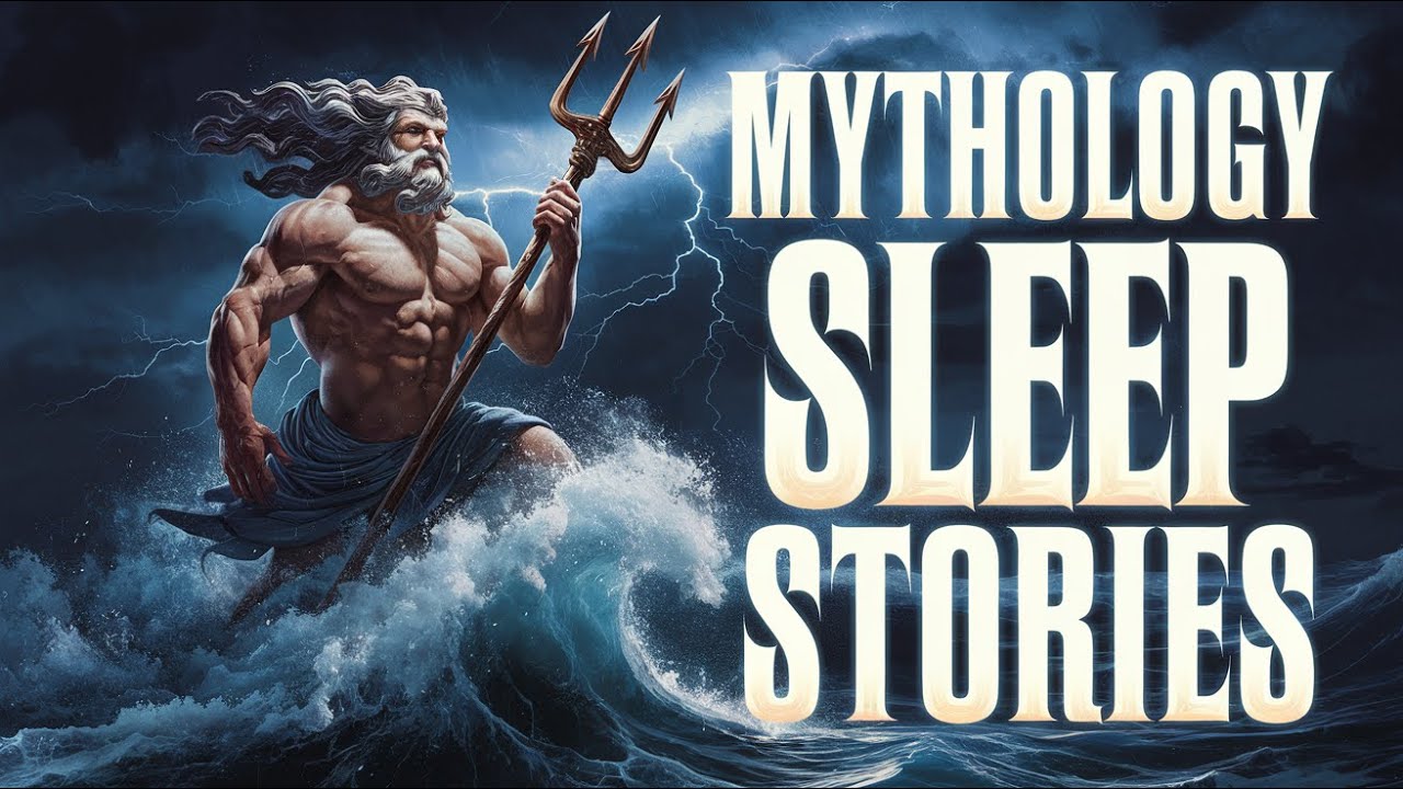 Greek Mythology Stories for Sleep | Relaxing Tales from the Gods | Black Screen With Rain Sounds