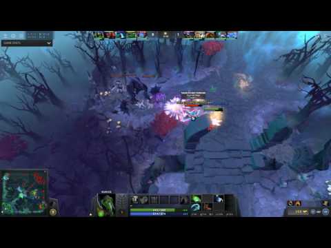 Miracle Rubick Level 1 courier snipe and solo kill 1 minute into the game
