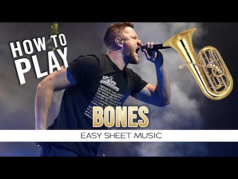 Tuba "Bones" by Imagine Dragons EASY Sheet Music