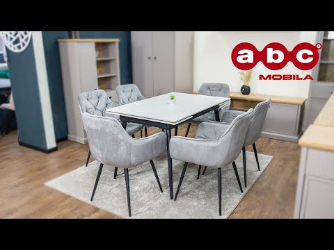 Set 2 scaune Living Tapițate KJC38 Galbene 1