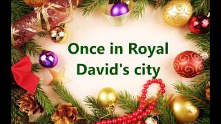 Once in Royal David's city