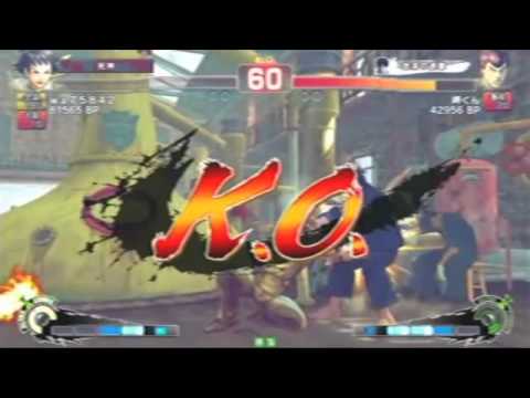 SSF4 AE: Haitani (Makoto) vs Misaki-kun (Fei Long) - SBO Qualifier