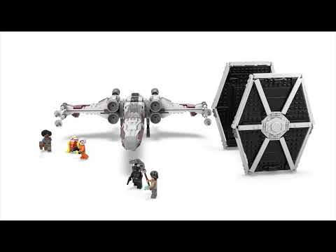 thumbnail video image 2 of Set LEGO Star Wars Tm Caza TIE y Ala-X Fusionados 75393, 2 of 5