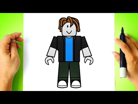 How to DRAW BACON HAIR - Roblox Drawing
