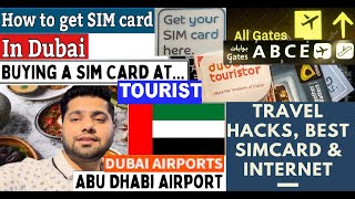 FREE UAE SIM 😍 | Dubai SIM Card for tourist | Complete Guide | How to get a SIM in Dubai Airport 🤔 ?