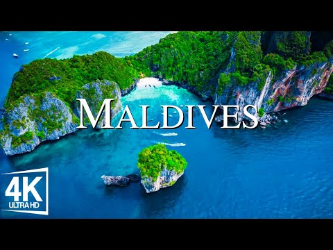 Malediven 4K Nature Relaxation Film - Meditation entspannende Musik - Erstaunliche Natur