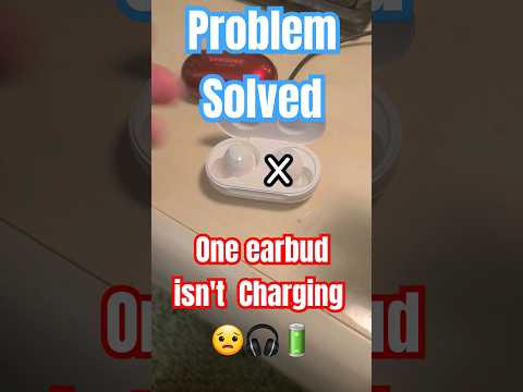Earbuds Not Charging - FIXED! #shorts