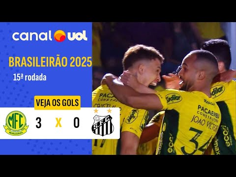 MIRASSOL 3 X 0 SANTOS