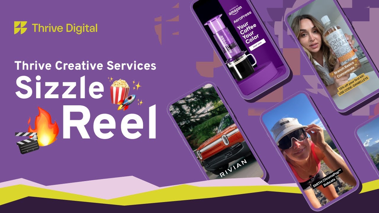 Thrive Digital's creative work 2025