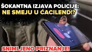 Šok izjava policije uživo: Sklonite se od Ćacilenda što dalje, na bezbedno!? Podrska Dijani Hrka